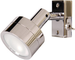 LÄSLAMPA G4 12V/10W KROM/MÄSS