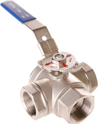 3-VÄGS KULVENTIL R-FRI 1"