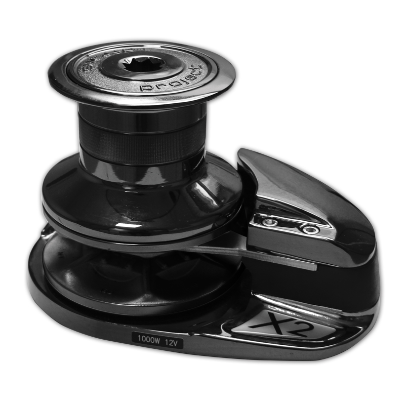 X2 1000W SVART KROM/BRONS LINTRUMMA 12V 8MM