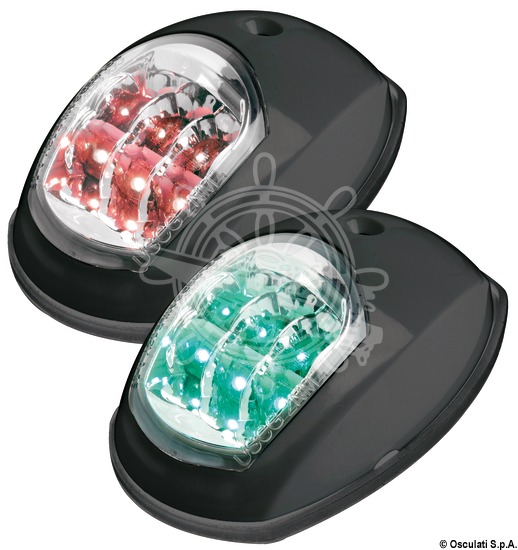 LANTERNA EVOLED SVART ABS PLAST RÖD + GRÖN UPP TILL 12M