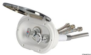 DUSCHBOX KROM INKL SLANG R-F - BLANDARE