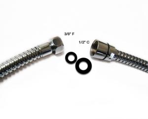 SPIRALSLANG 3/8" X 1/2" 1,5M