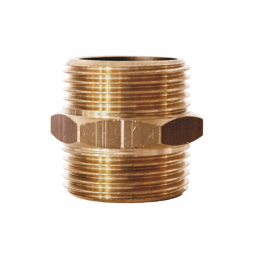 SEXKANTNIPPEL RAK 1/8 - 2"