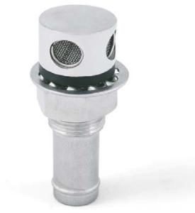 TANKVENT ROSTFRI. RAK 16MM