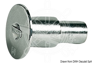 Däcksförskruvning Waste ISO 38MM