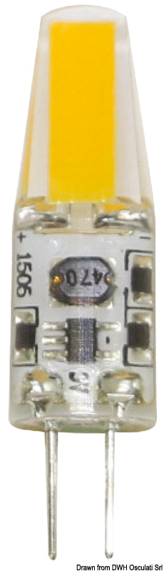 LED G4 12-30V 1,5W DAGSLJUS