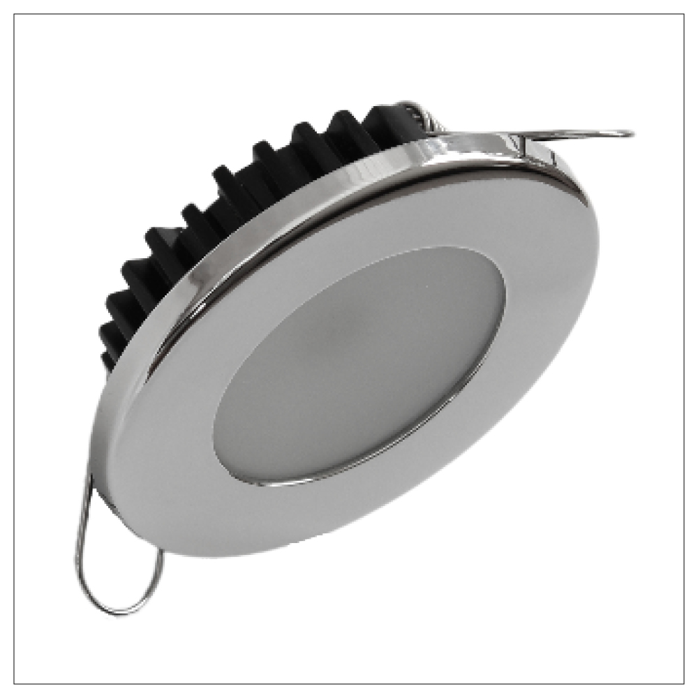 SPOT MAJA ROSTFRI 3,6/1,8W WW/RÖD IP65