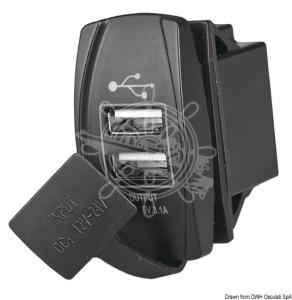 USB 2X 2-1+1-0 AMP CARLING