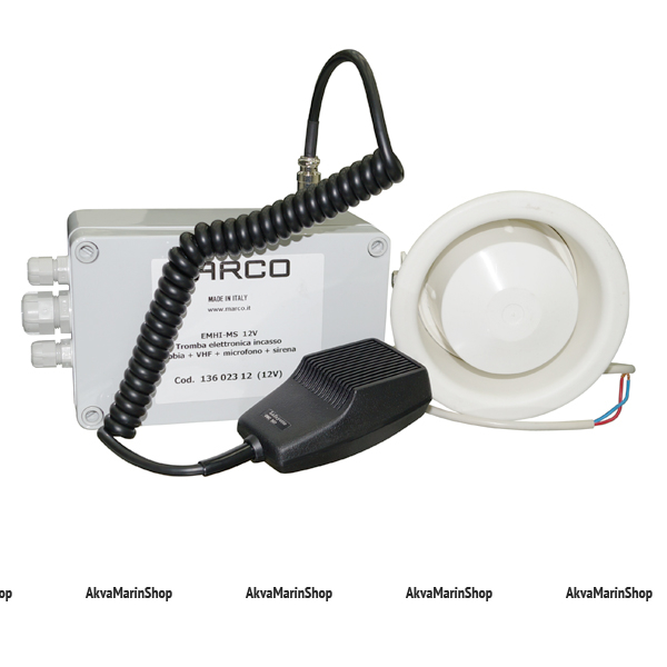 SIGNALHORN EL 12V REK.MIC.VIT