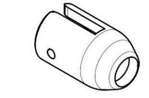 ÄNDSTYCKE REPÄNDE 25X40X12MM