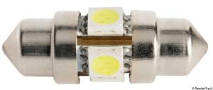 LEDLAMPA 2st SPOLE 12V 0,7W 31mm