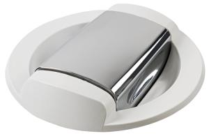 Saturn dusch m/horisontell blandare vit