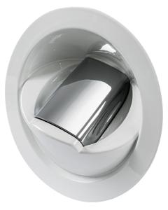 Saturn dusch vertikal blandare vit infästning