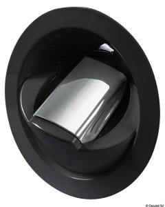 Saturn dusch vertikal blandare svart