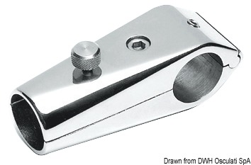 FLAGGSTÅNGFÄSTE/PULPIT  30MM STÅNG 20-25MM