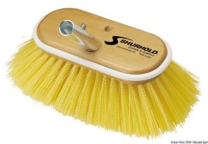 Scrubber  6" medel gula fibrer