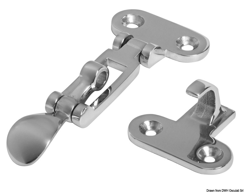 HÄNGLÅSBESLAG ROSTFRI 110MM