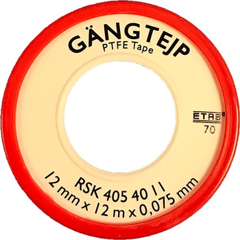 GÄNGTEJP 12 X 0,075 MM 12 METER ETAB