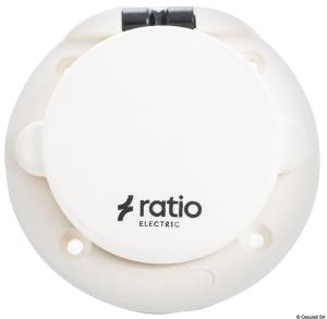 LANDSTRÖMSKONTAKT RATIO MED LOCK VIT PVC