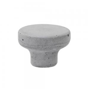 Knob Concrete Coat Hook Light grey Small
