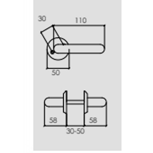 Dørhåndtag Sarven Messing