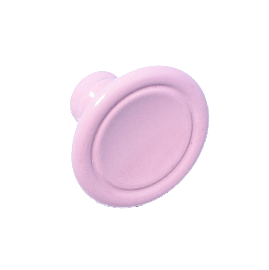 Retroknop Rosa 1950'erne Metal
