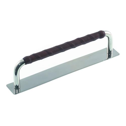 Lædergreb Ullevi Dækplade Nickel Brun