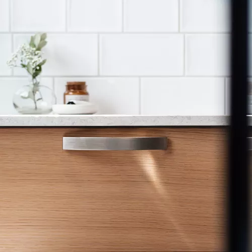 Køkkengreb Ledberg Børstet nikkel