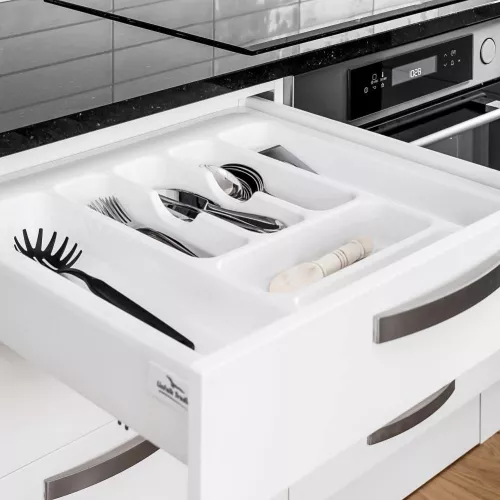 Måltilpasset bestikkskuff Plast Classic