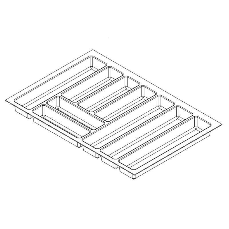 Aterinlaatikko Visio Matala Tummanharmaa
