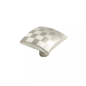 Knop Chess Mat nikkel