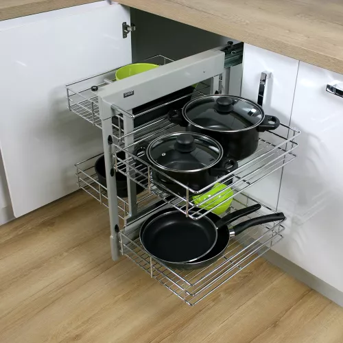 Hjørneløsning Kjøkkenskap Uttrekk Magic Corner