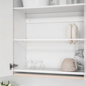 Dish shelf White Kitchen cabinet