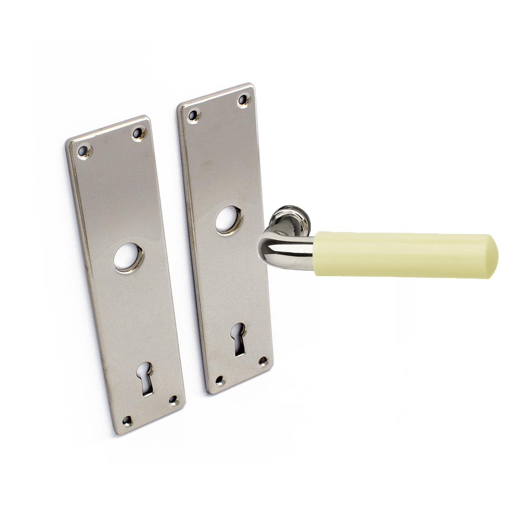 Dörrhandtag 2120 Nickel Funkisstil