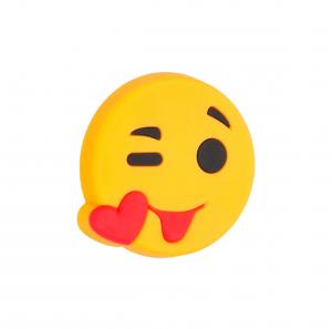 Emoji Kiss Smiley Kids Room Rubber Knob