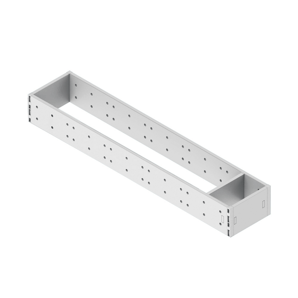 Fleksibel bestikskuffe Frame Metal Hvid Lille