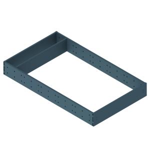 Fleksibel Bestikkskuff Frame Metall Mørkegrå Stor