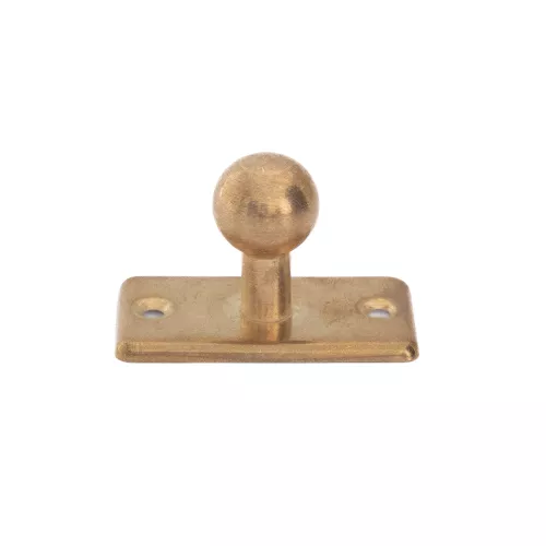 Knopp Funkis Mässing Rektangulär