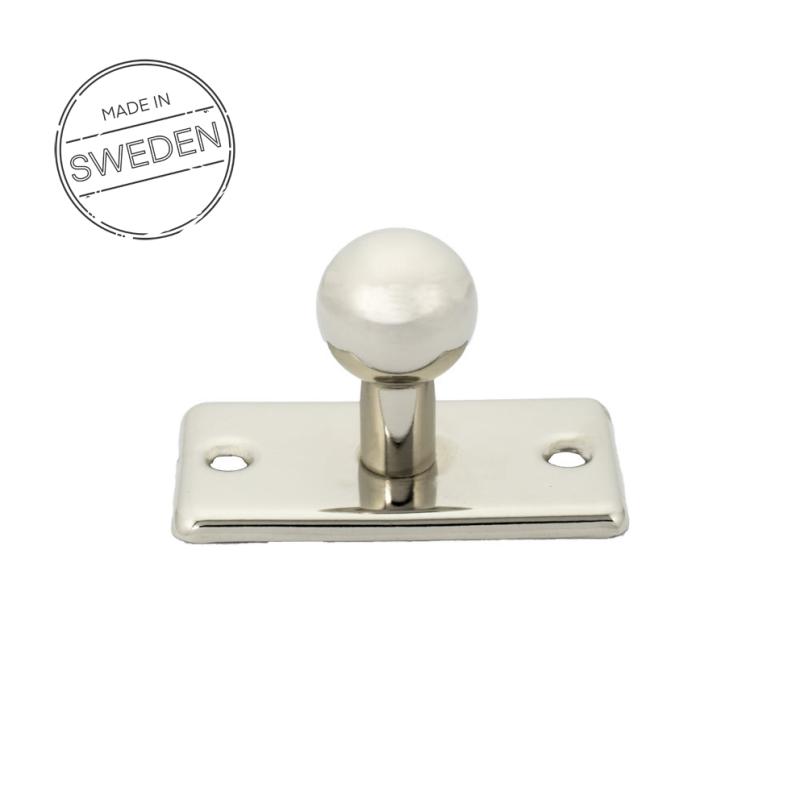 Knop Funkis Forkromet Rektangulær