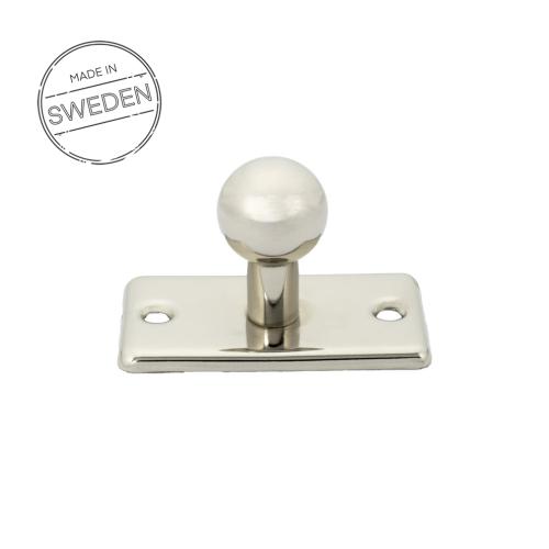Knob Funkis Nickel-plated Rectangular Base