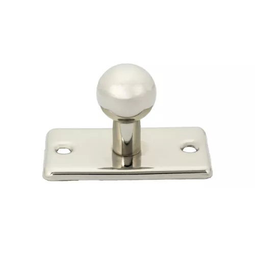 Knob Funkis Nickel-plated Rectangular Base