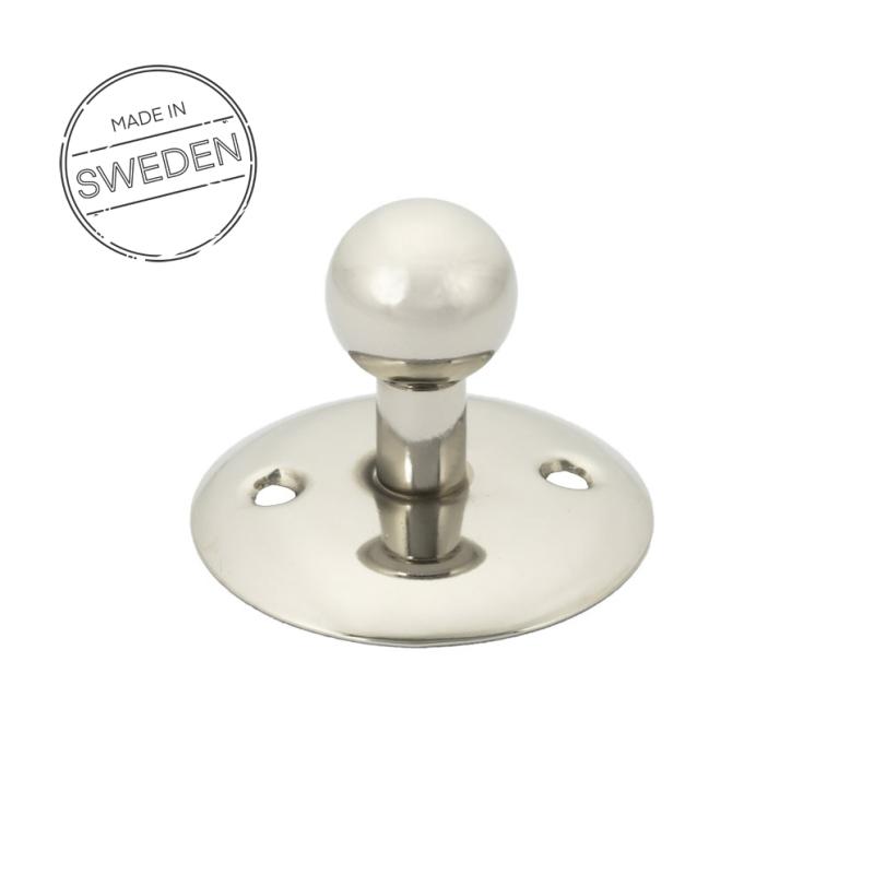 Knop Funkis Forkromet Rund