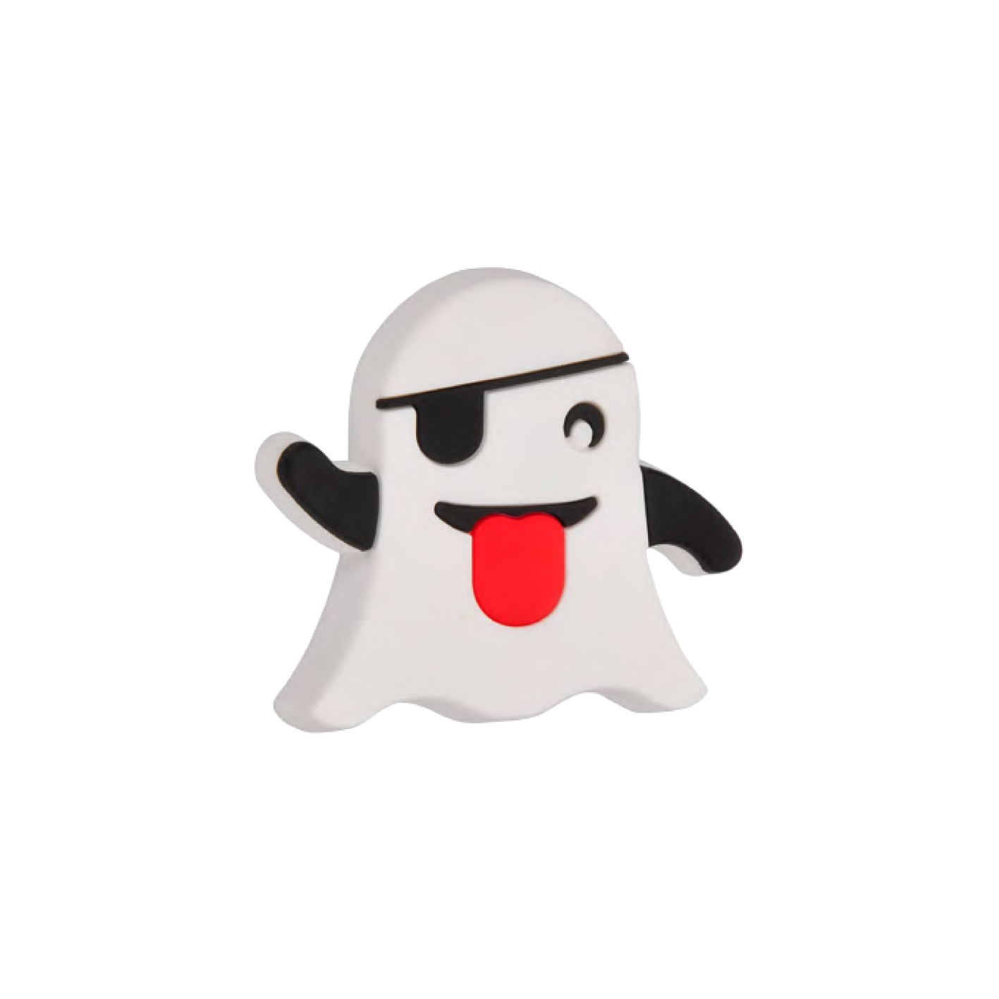 Emoji Ghost Kids Room Rubber Knob