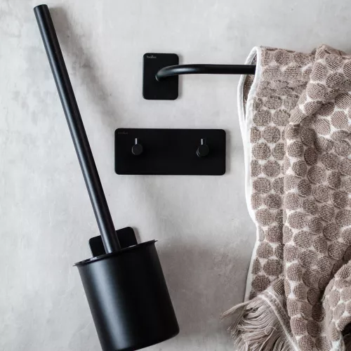 Habo Flair Selvheftende Toalettbørste Svart