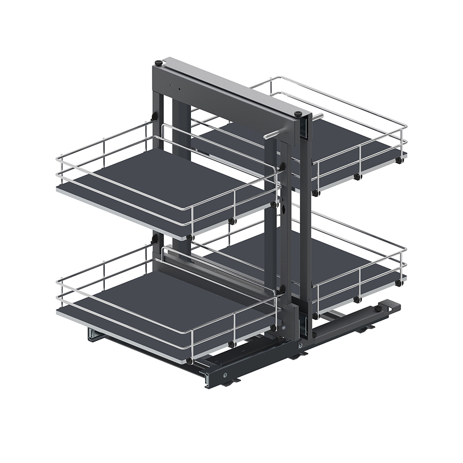 Corner solution Kitchen cabinet Extract Magic Corner Anthracite