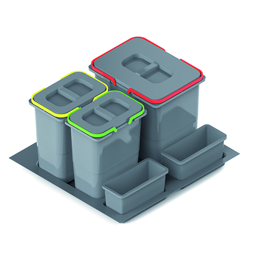 Komplet Kildesortering Køkkenskuffe