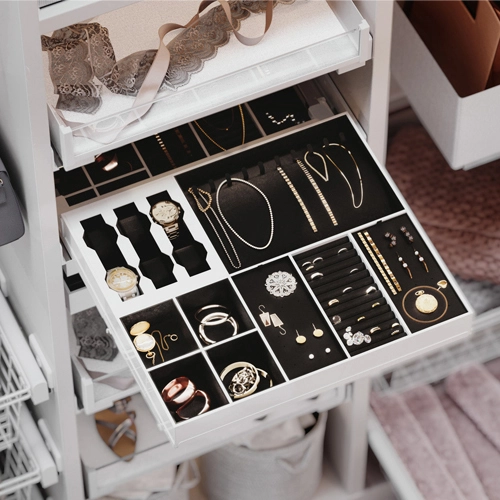 Garderobeinnredning Tilbehør Svart