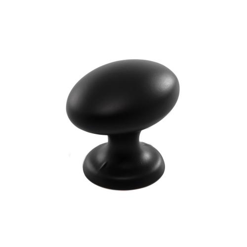 Oval knob 4010 Black