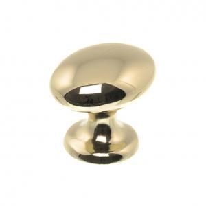 Oval knob 4010 Brass color