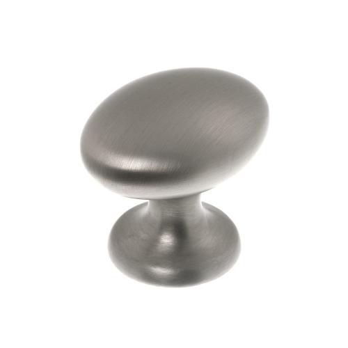 Oval knob 4010 Brushed nickel